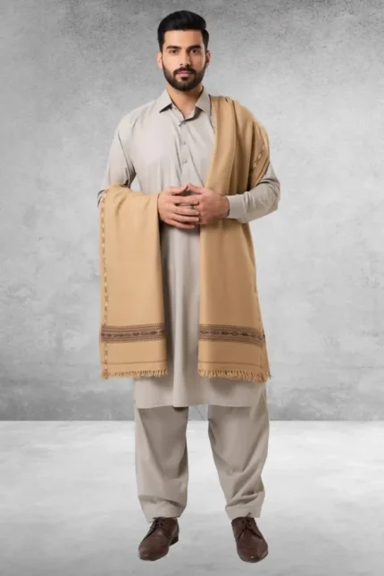 Authentic Wool Shawls for Men / اون کی شال