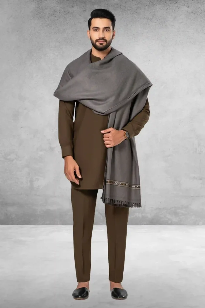 Elegant Wedding Shawls for Men – Winter Collection 2025 - Image 2