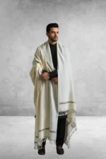 Groom outfit shawl winter style