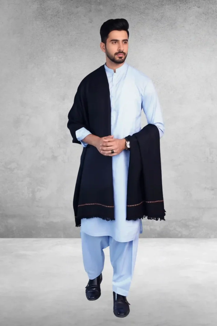 Luxury wedding shawl for men Luxury wedding shawl for men - Image 1