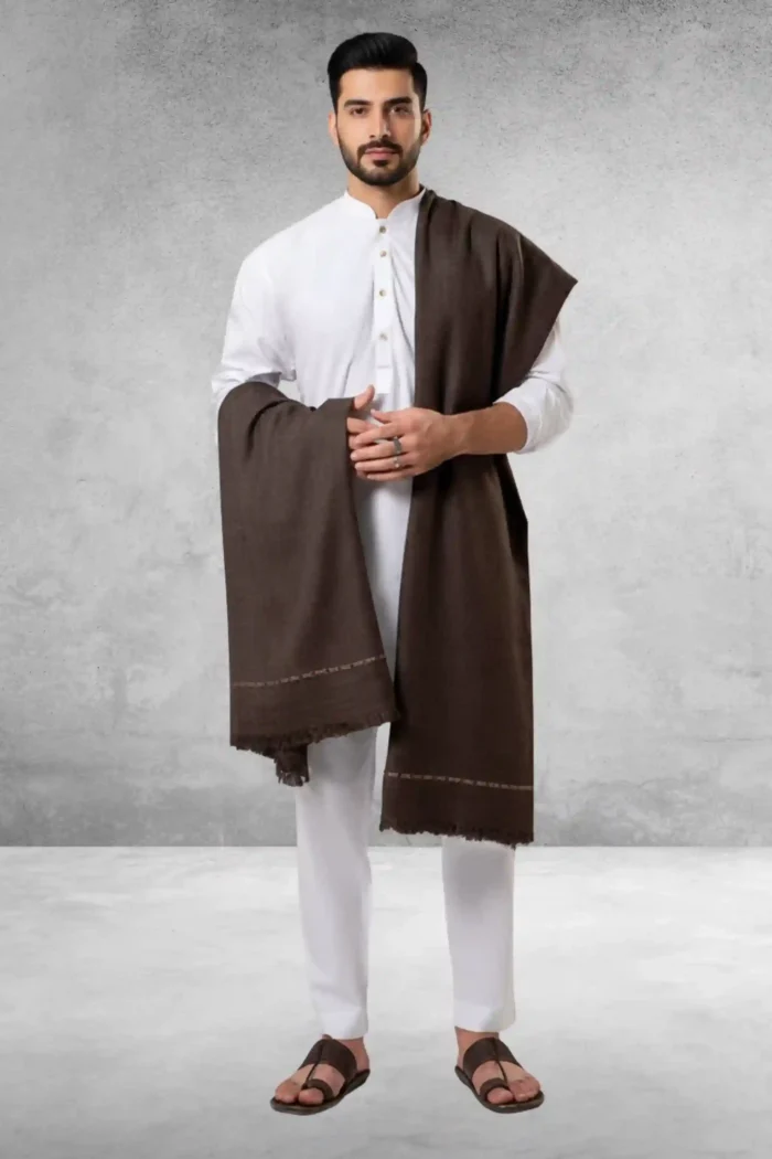 Luxury wool shawl for men Luxury wool shawl for men - Image 1