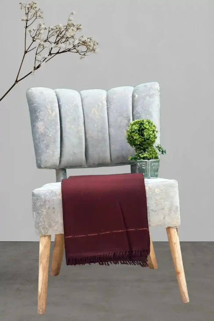 Maroon Woolen Shawl