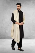 Pure wool luxury shawl