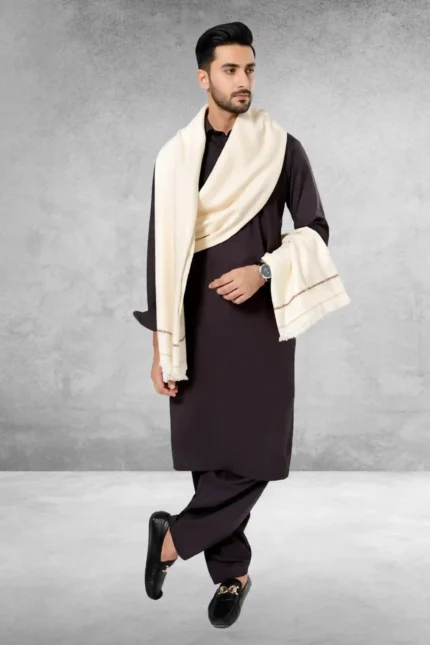 Traditional groom shawl