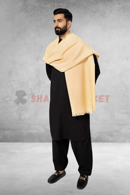 Pure Woolen Blonde Shawl (5) Pure Woolen Blonde Shawl - Image 1