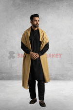 Pure Woolen Brown Shawl – Classic Warm Winter Wrap - Image 3