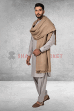 Pure Woolen Brown Shawl - Image 4