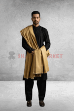 Pure Woolen Brown Shawl – Classic Warm Winter Wrap - Image 5