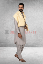 Pure Woolen Cream Shawl - Image 3