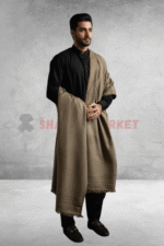 Soft & Warm Grey Wool Shawl - Image 5