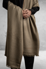 Soft & Warm Grey Wool Shawl - Image 2