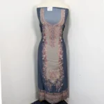 Exquisite Pure Indian Kani Silk with Zari Work 3PC Unstitched - Image 2