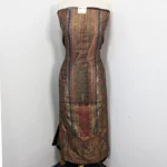 Fancy Pure Indian Kani Silk with Moonlight Work 3PC Unstitched - Image 2