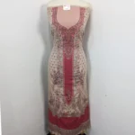 Fancy Zari Work Pure Indian Kani Silk 3PC Unstitched - Image 2