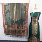 Luxury Pure Indian Kani Silk with Moonlight Work 3PC Unstitched