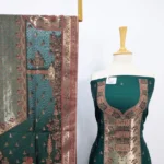 Luxury Pure Indian Kani Silk with Moonlight Work 3PC Unstitched - Image 3