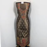 Exquisite Pure Indian Kani Silk with Moonlight Work 3PC Unstitched - Image 2